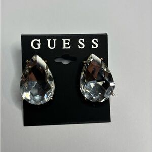 Guess Crystal Teardrop Earrings | NEW WITH TAGS